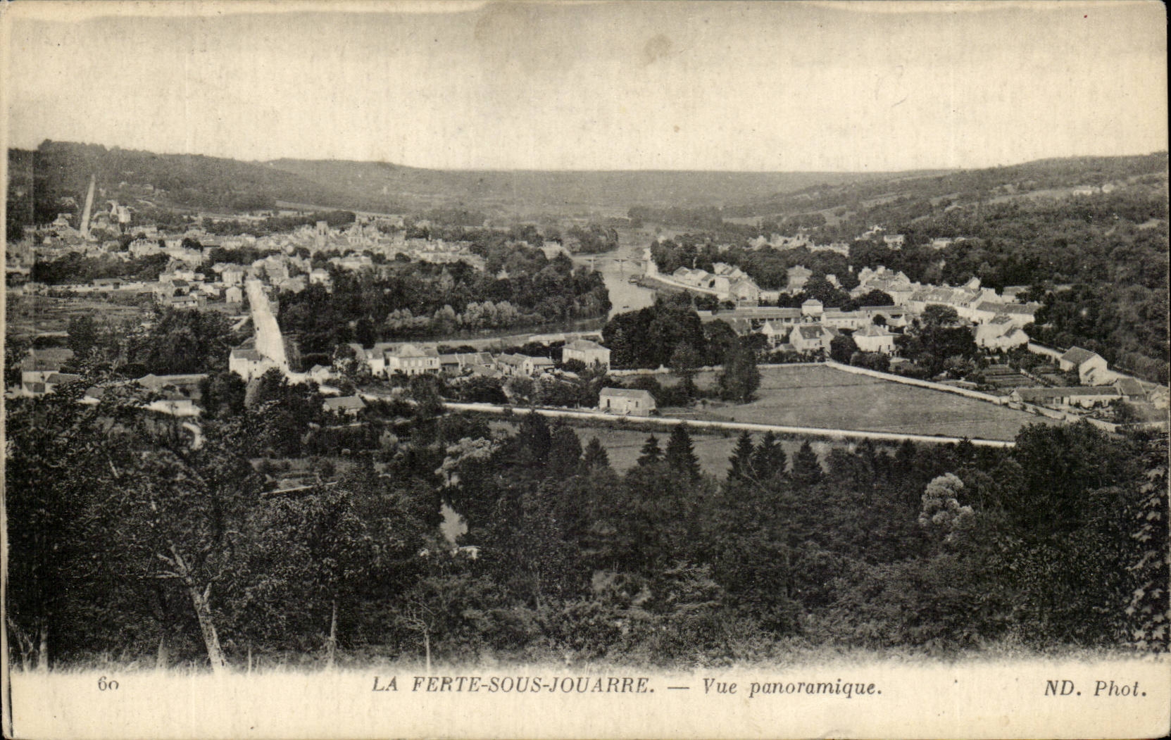 FErte under Jouarre CPA Panoramic View