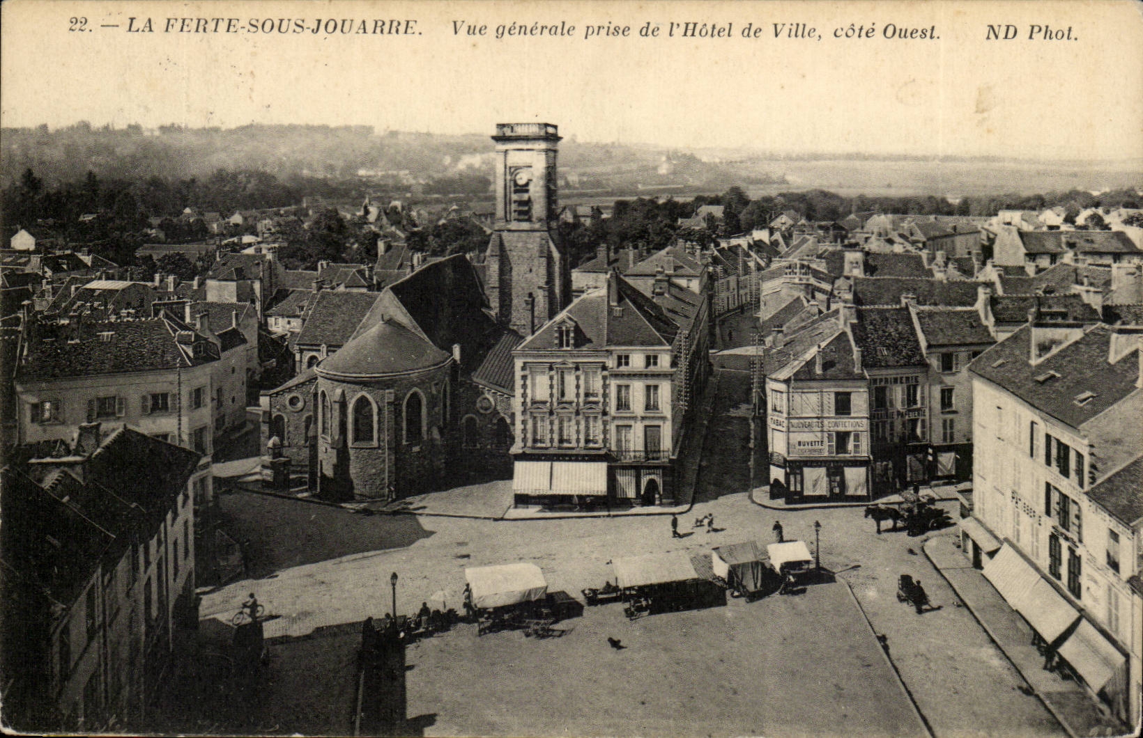 Ferte under Jouarre CPA View taken of the town hall dimensions Western