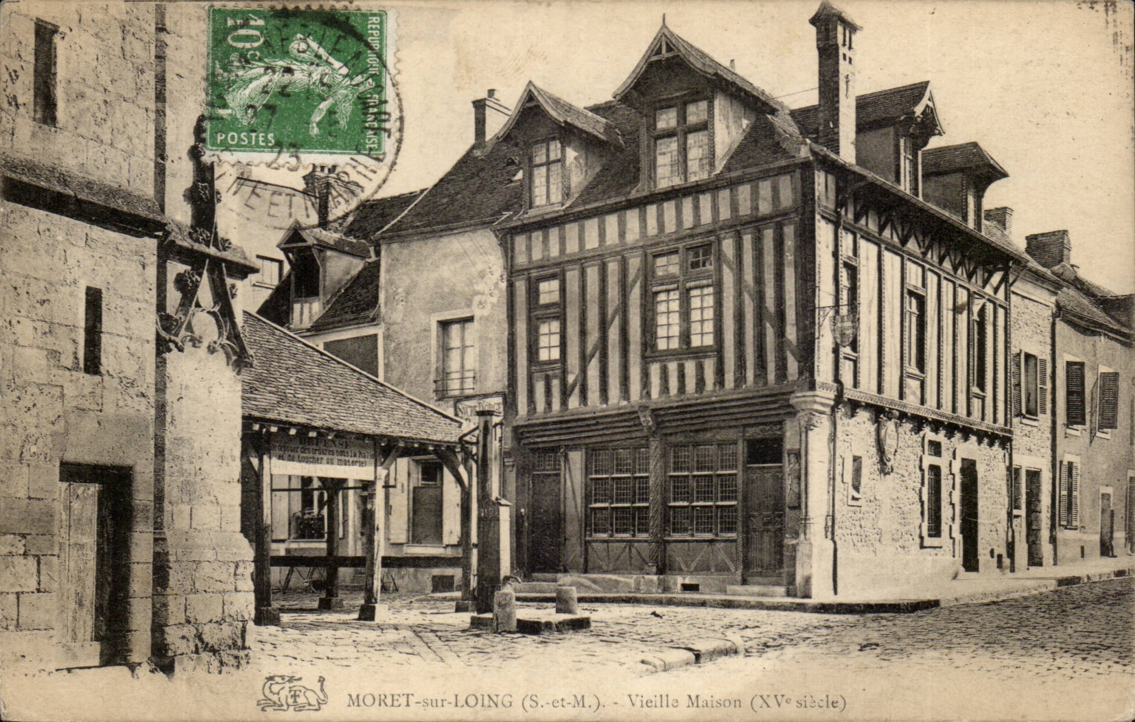Moret sur Loing CPA Vieille maison