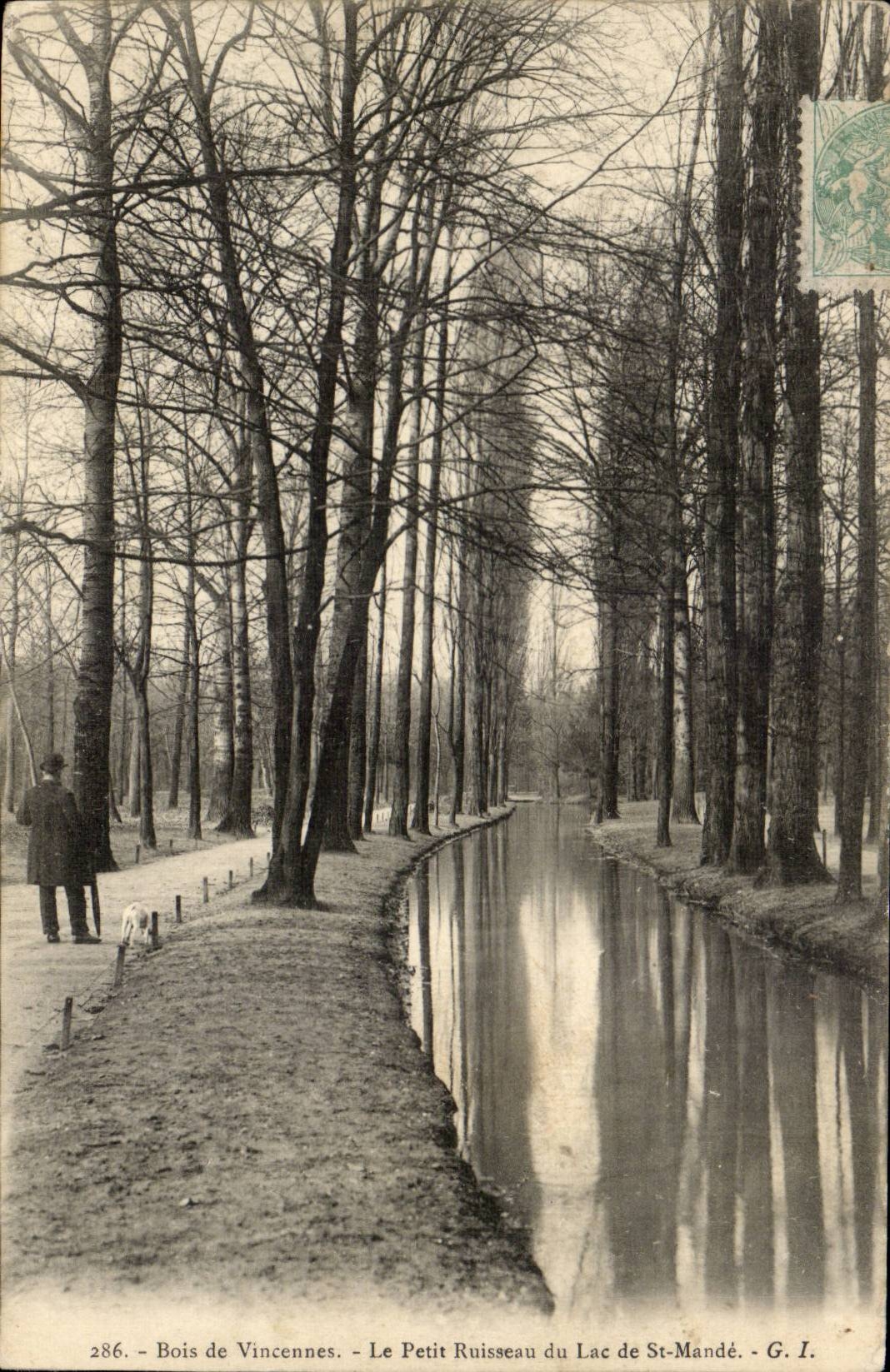 Vincennes CPA the small brook of the lake of St Mande
