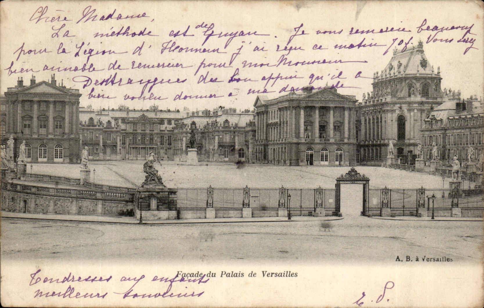 Versailles CPA Frontage of the palate