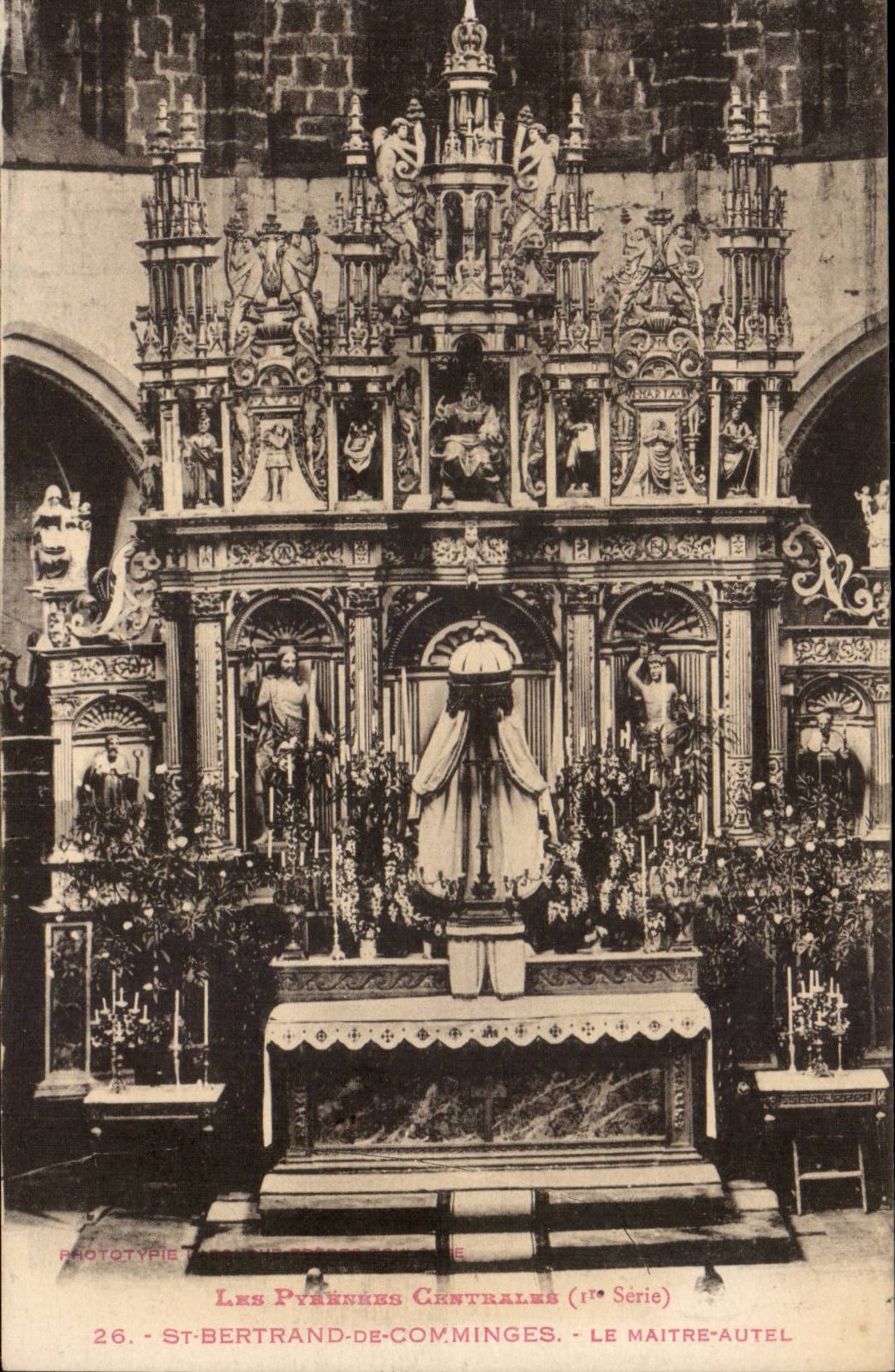 Saint Bertrand de Comminges CPA the Master furnace bridge