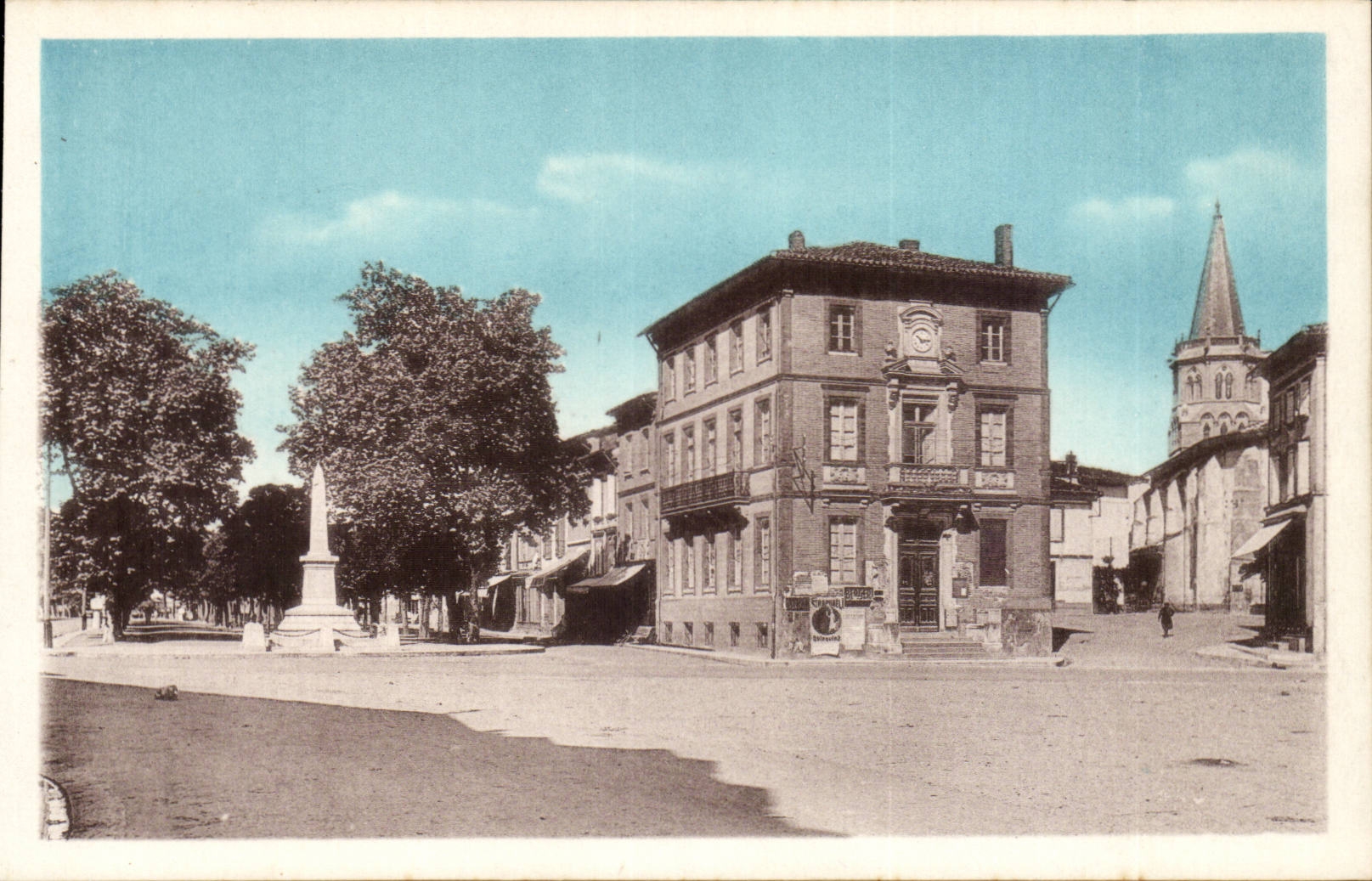 Rieumes CPA place Chief of canton Doctor Roger general adviser Bouchard Lasserre mayor