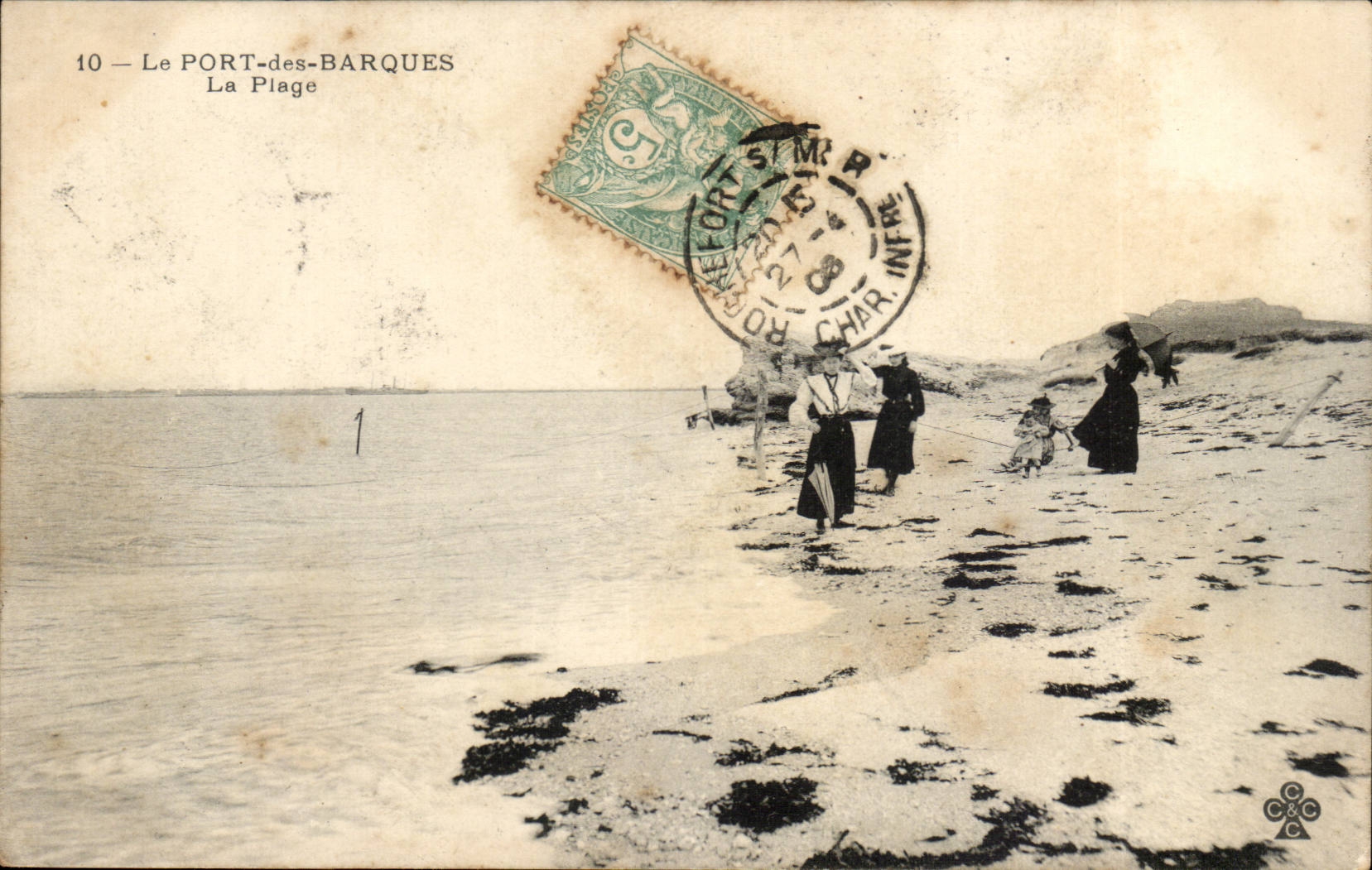 The port with Boats CPA the beach