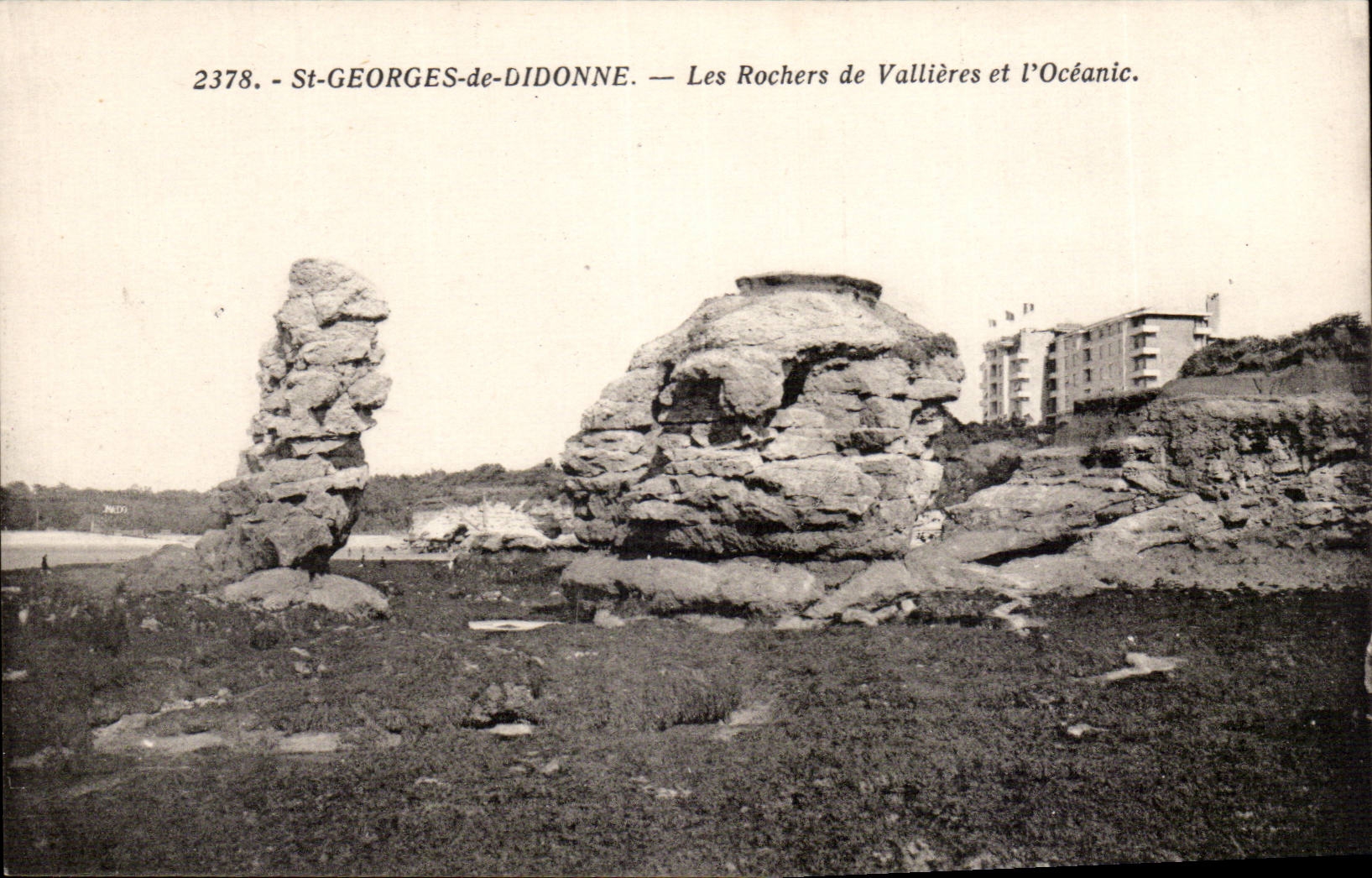 St George de Didonne CPA rocks of Vallieres and Oceanic