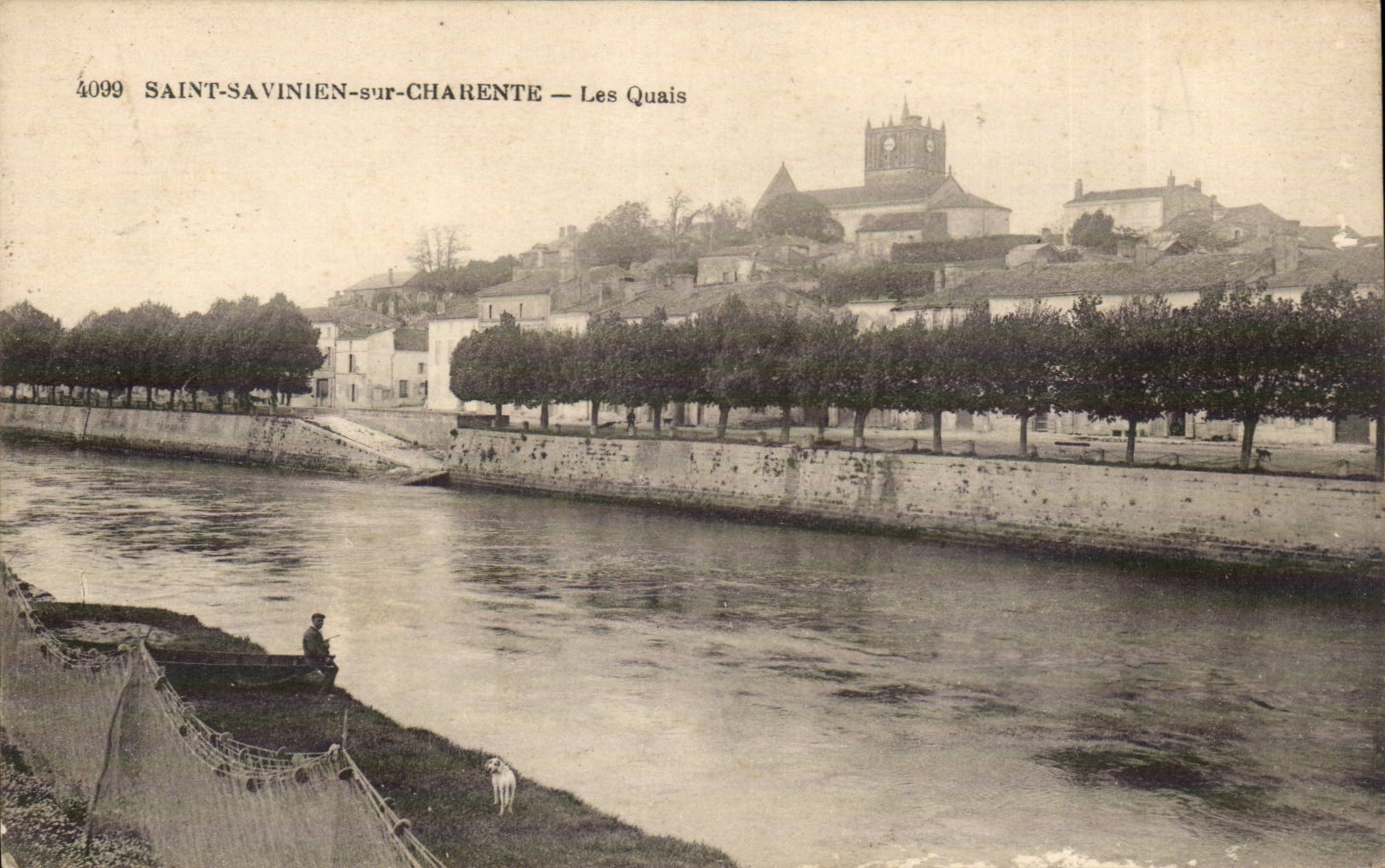 Saint SAvien on Charente CPA quays