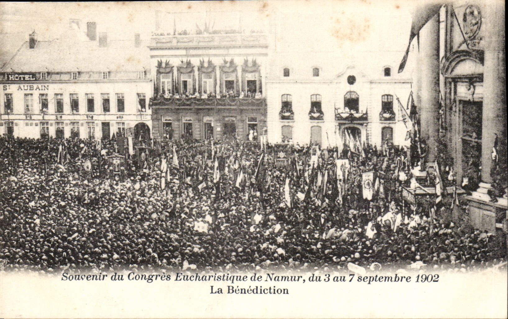 Belgie Belgium CPA Souvenir of congers eucharistic of Namur from September 3rd to 7th 1902 the blessing