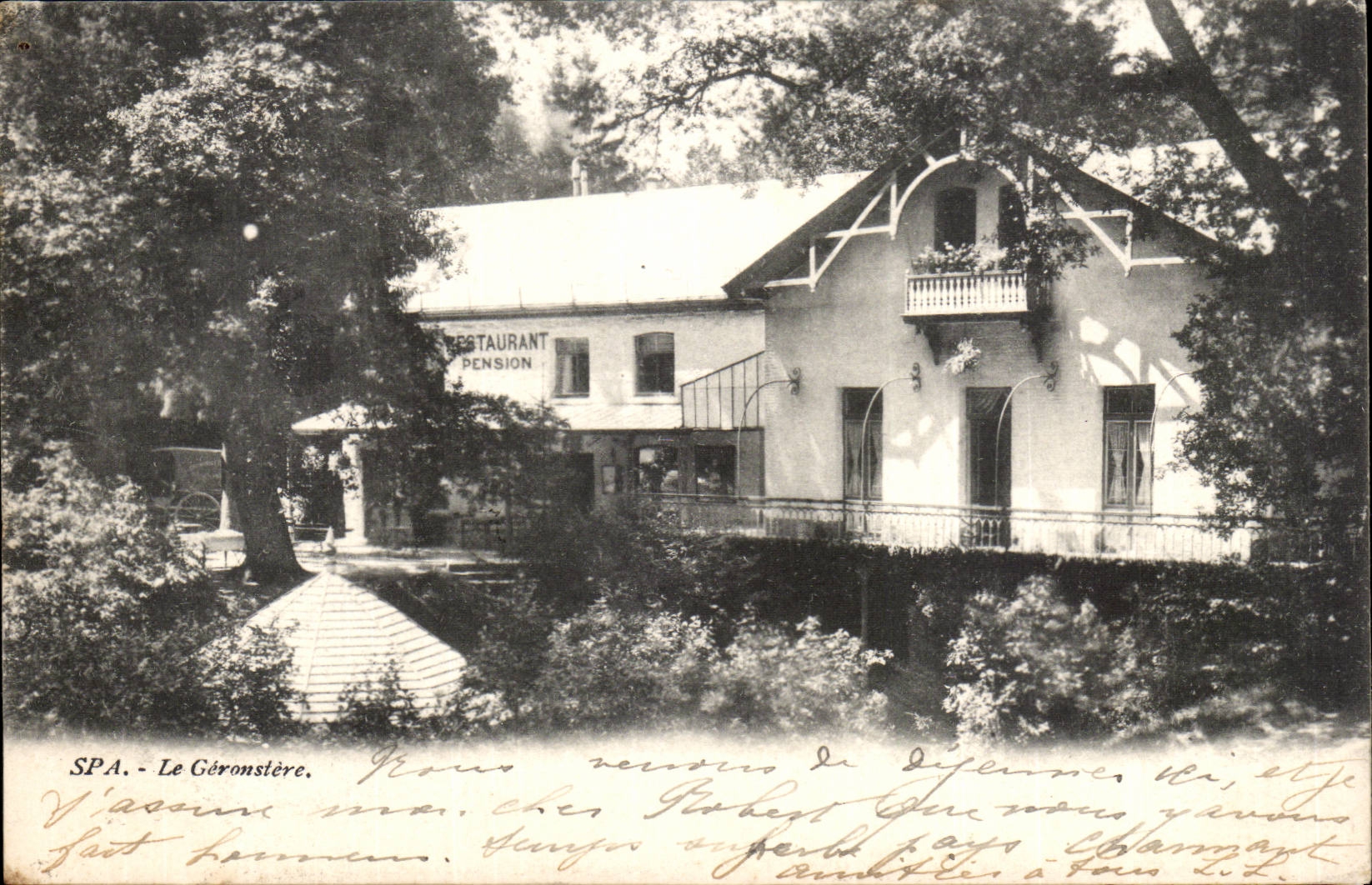 Belgium Belgie Spa CPA Geronstere