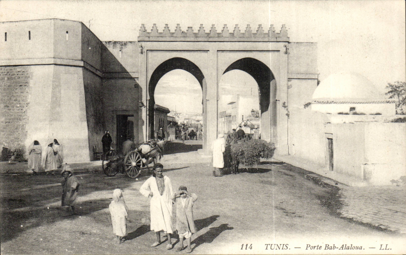 Tunisia Tunis CPA Gate Bab Alaloua