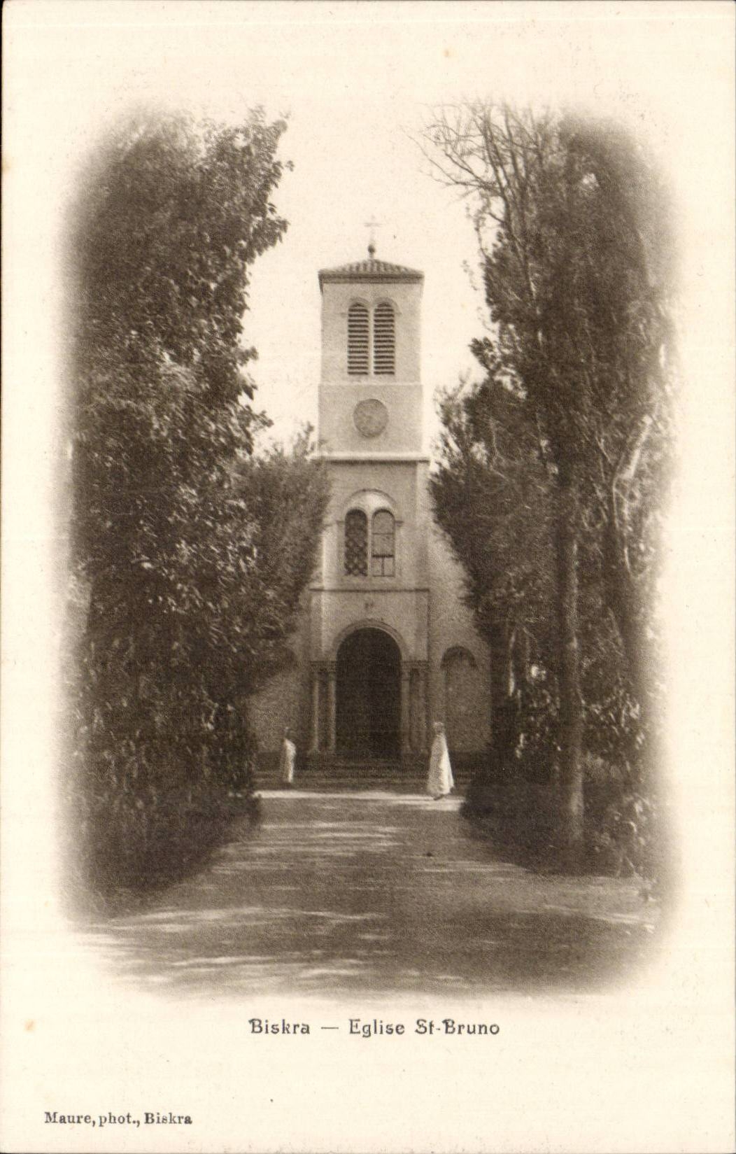 Kirche-Str Bruno Algerien-Biskra CPA