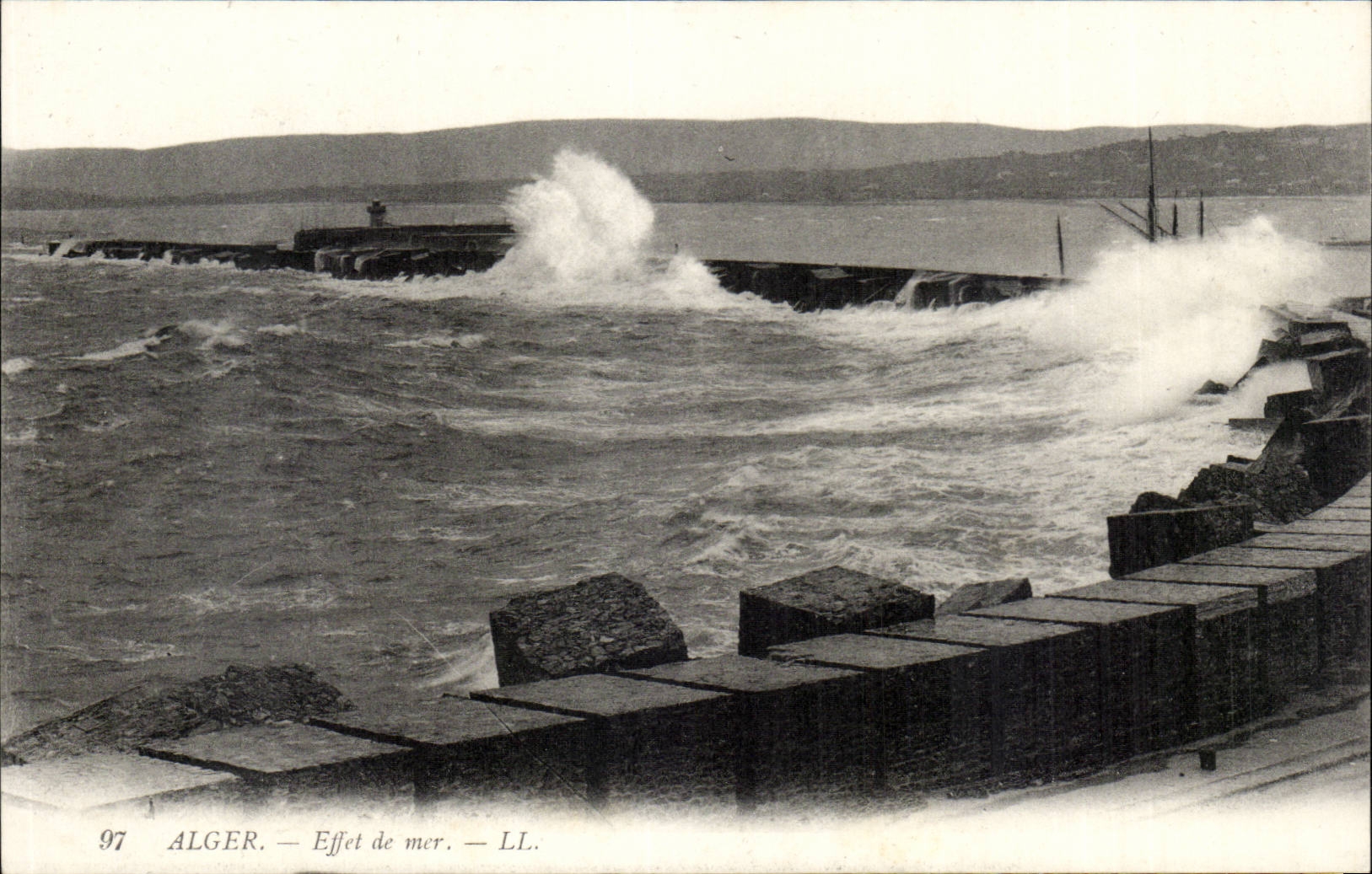 Effekt Algerien-Algiers CPA von Meer