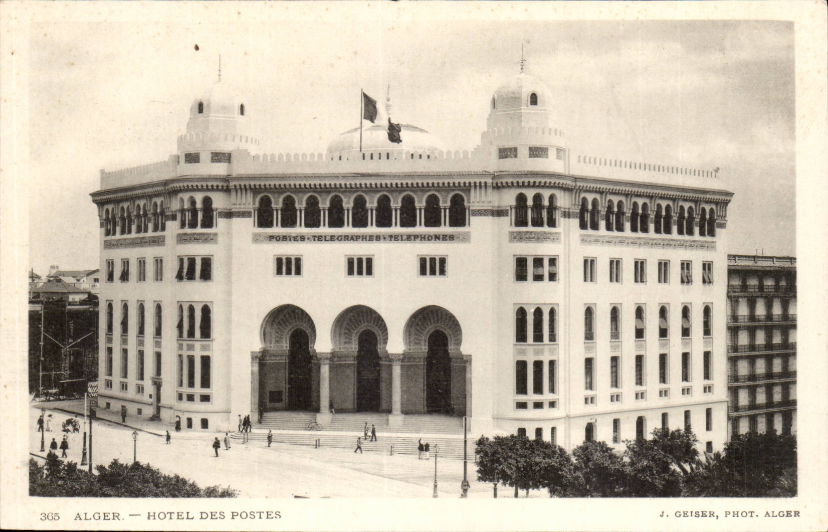 Postgebaude Algerien-Algiers CPA
