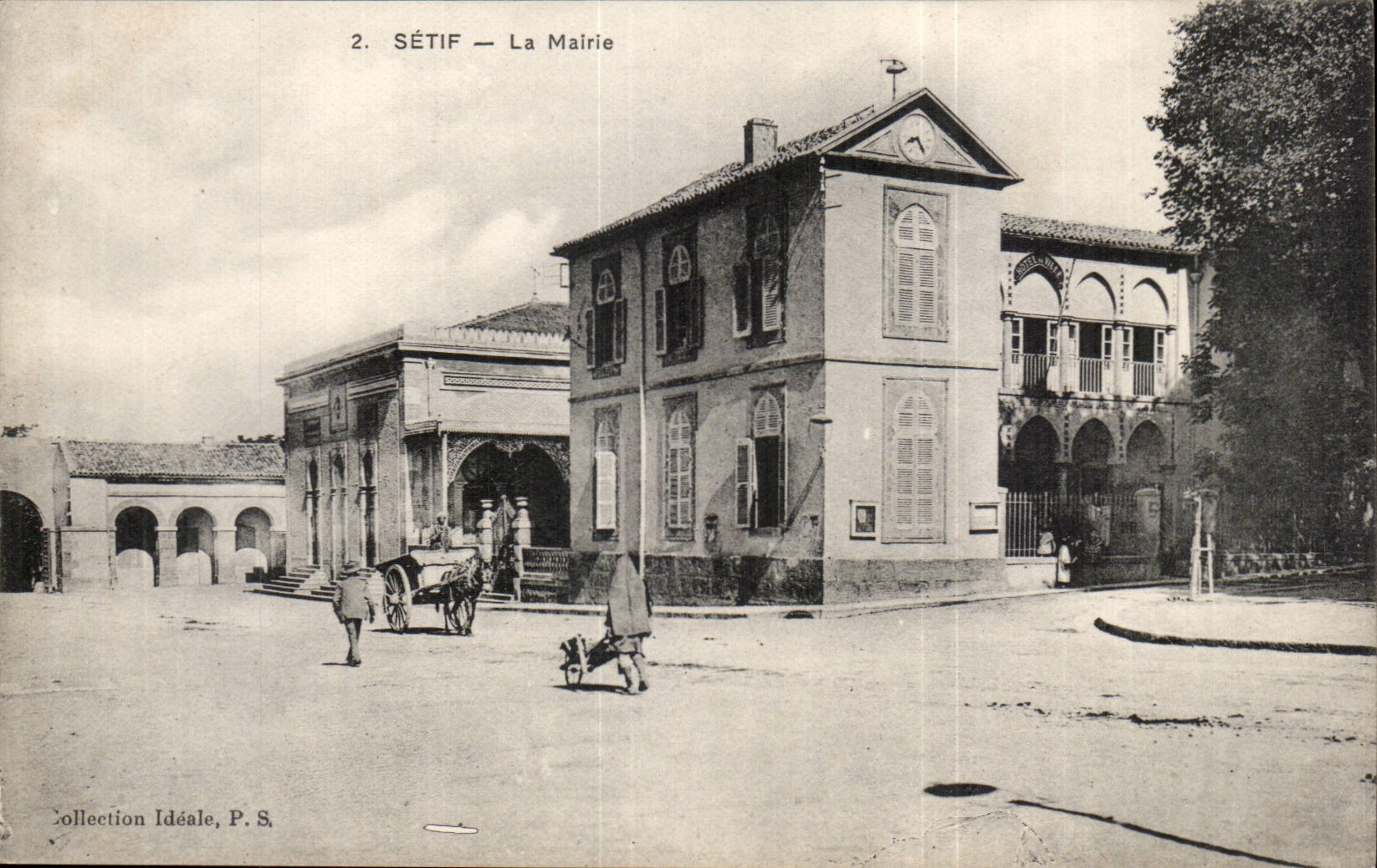 Algeria Setif CPA the town hall