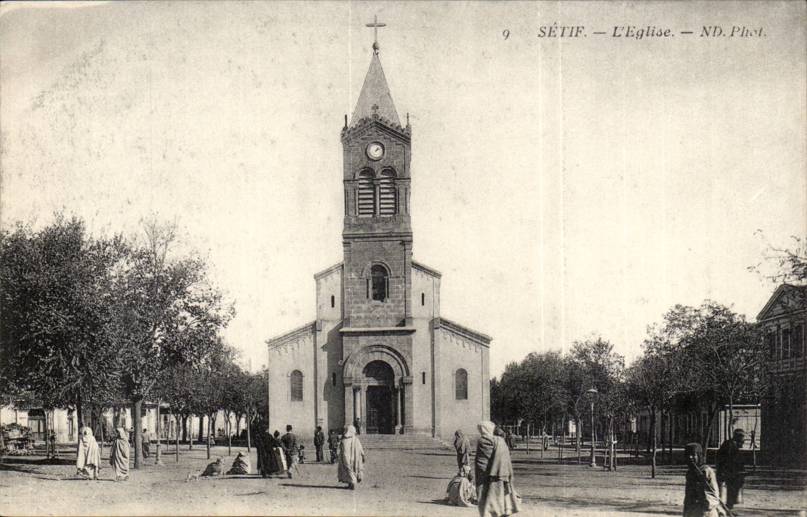 Algeria Setif CPA the church