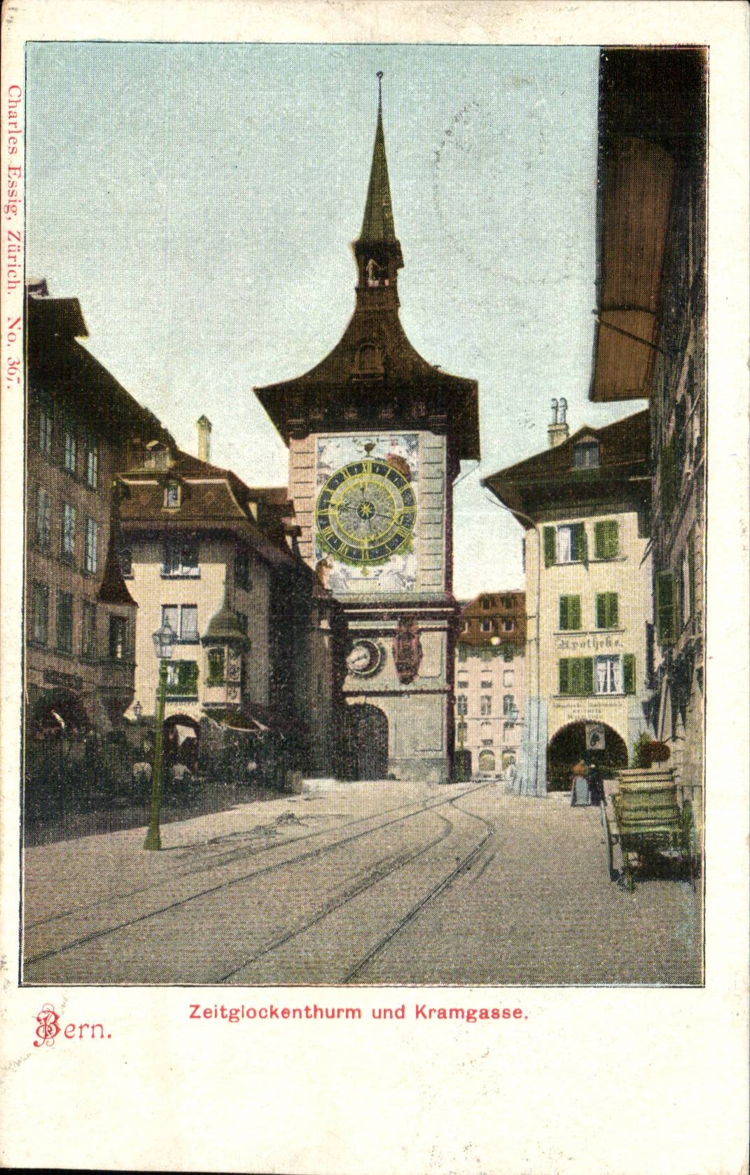 Switzerland CPA Bern Bern Zeitglockenthurm und Kramgasse