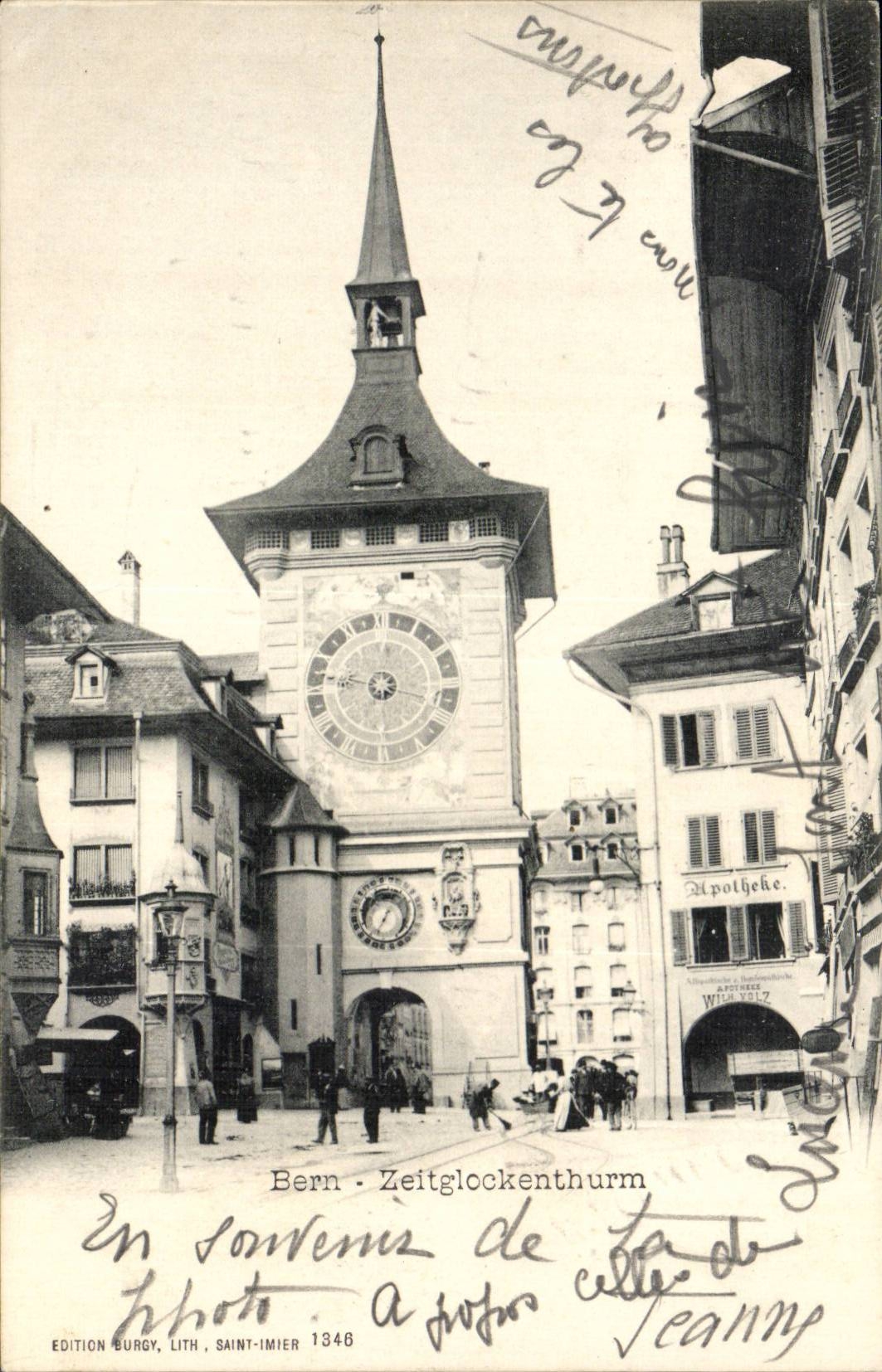 Switzerland CPA Bern Zeitglockenthurm