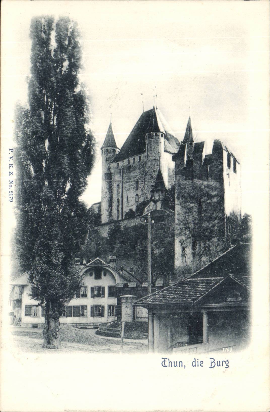 Suisse CPA Thun die Burg