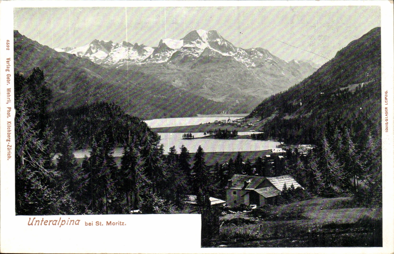 Suisse CPA Unteralpina bei St Moritz