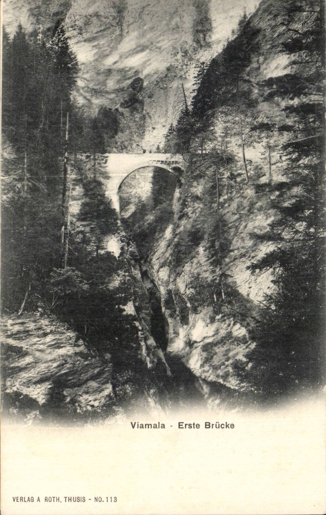 Suisse CPA Viamala Erst BRucke