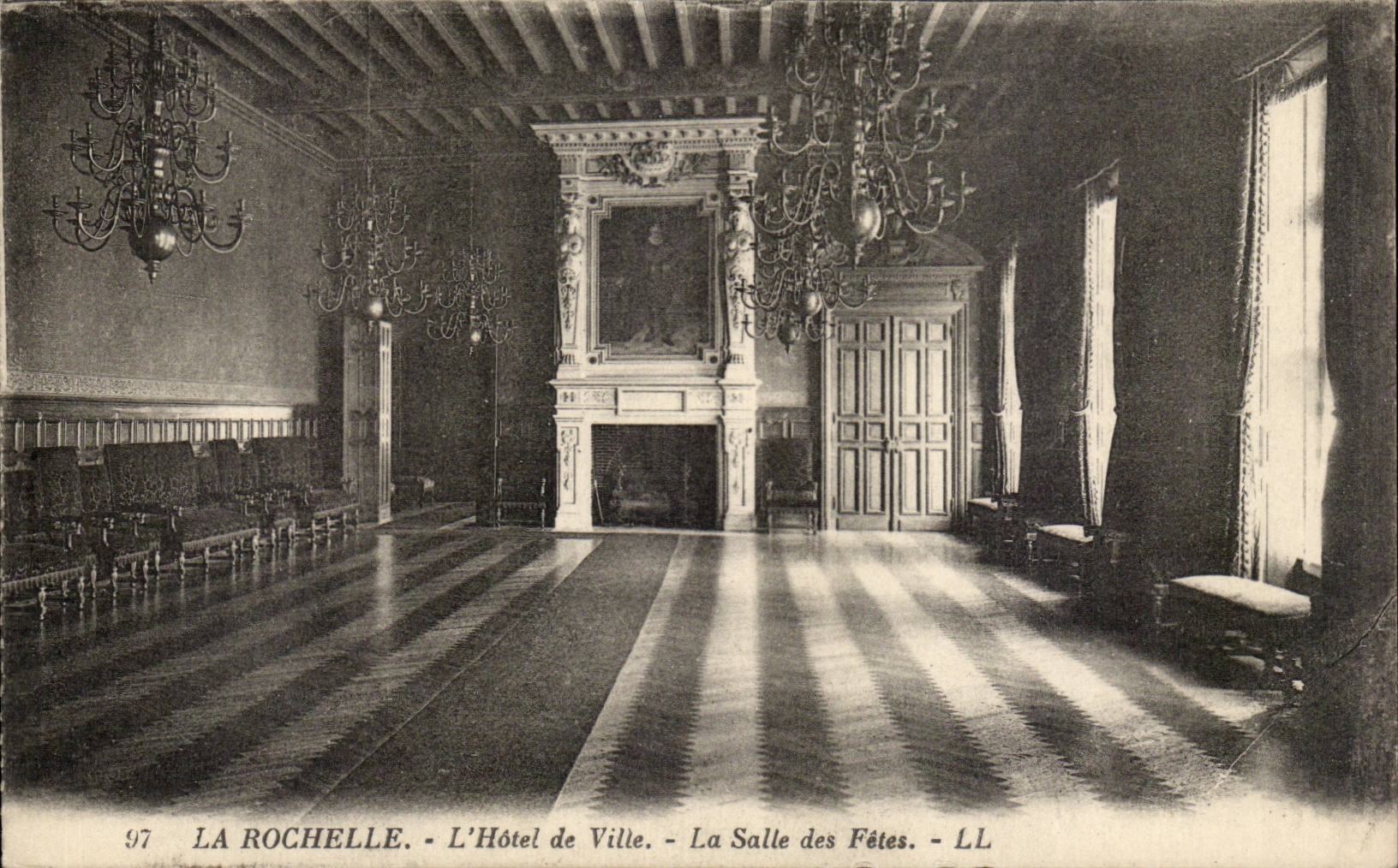 La Rochelle - das Rathaus - die Dorfhalle - CPA