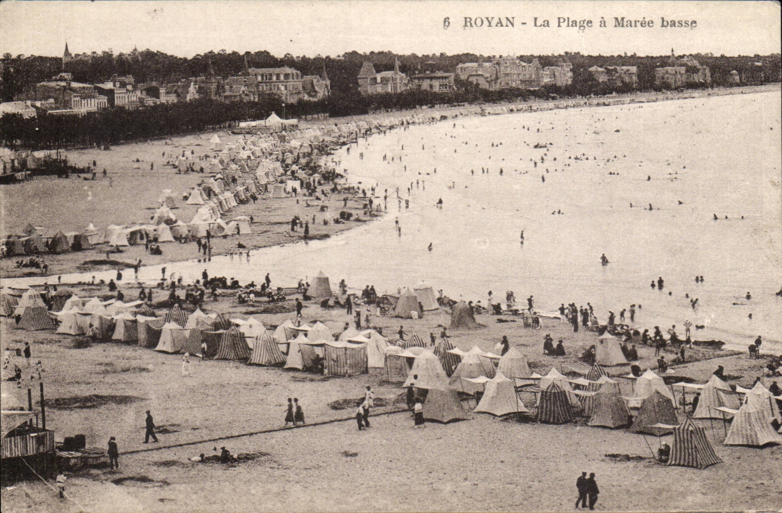 Royan - der Strand und die niedrigen Gezeiten - Versuche - CPA