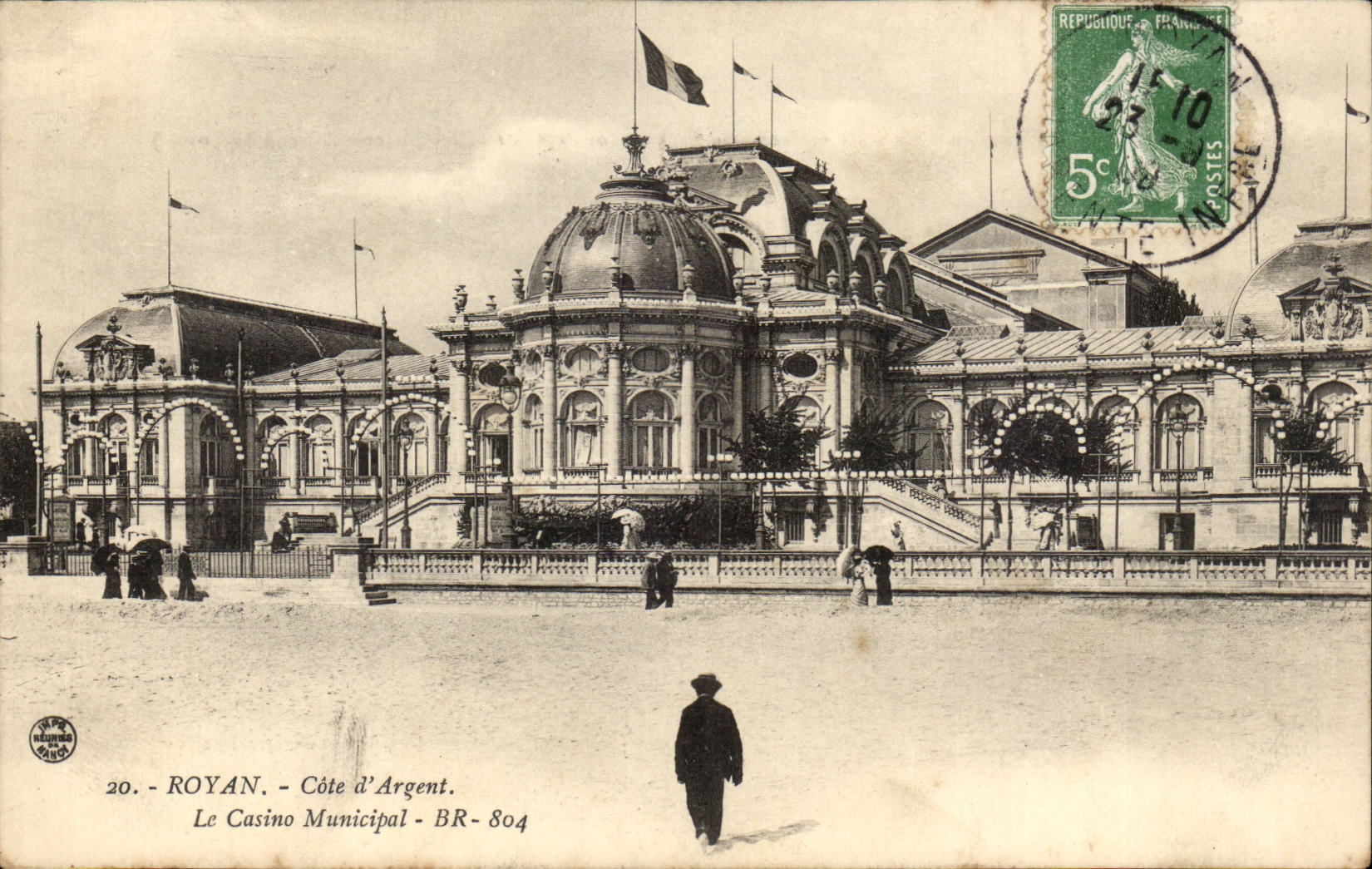 Royan - Geld-Mass - das stadtische Kasino - CPA