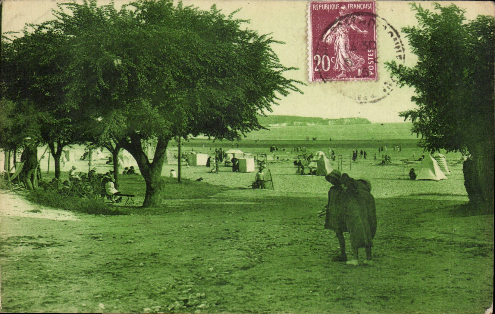 Royan - Strand von St Georges de Didonne - CPA