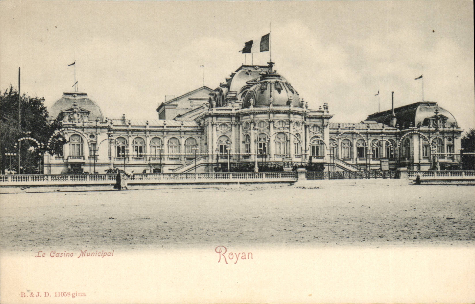 Royan les Bains - das stadtische Kasino - CPA