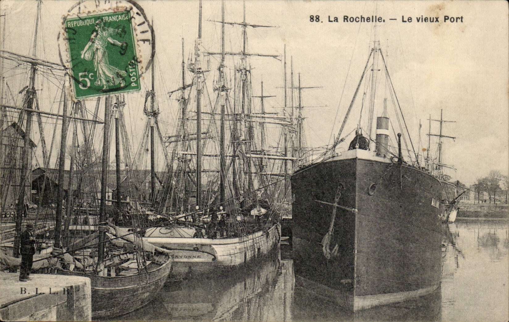 La Rochelle - der alte Hafen - Dampfer - Dampfer - CPA