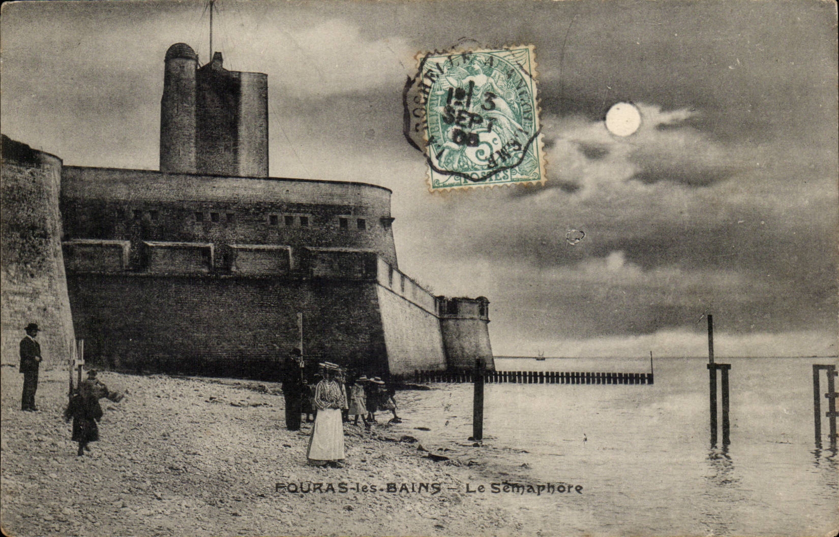 Fouras les Bains CPA the semaphore