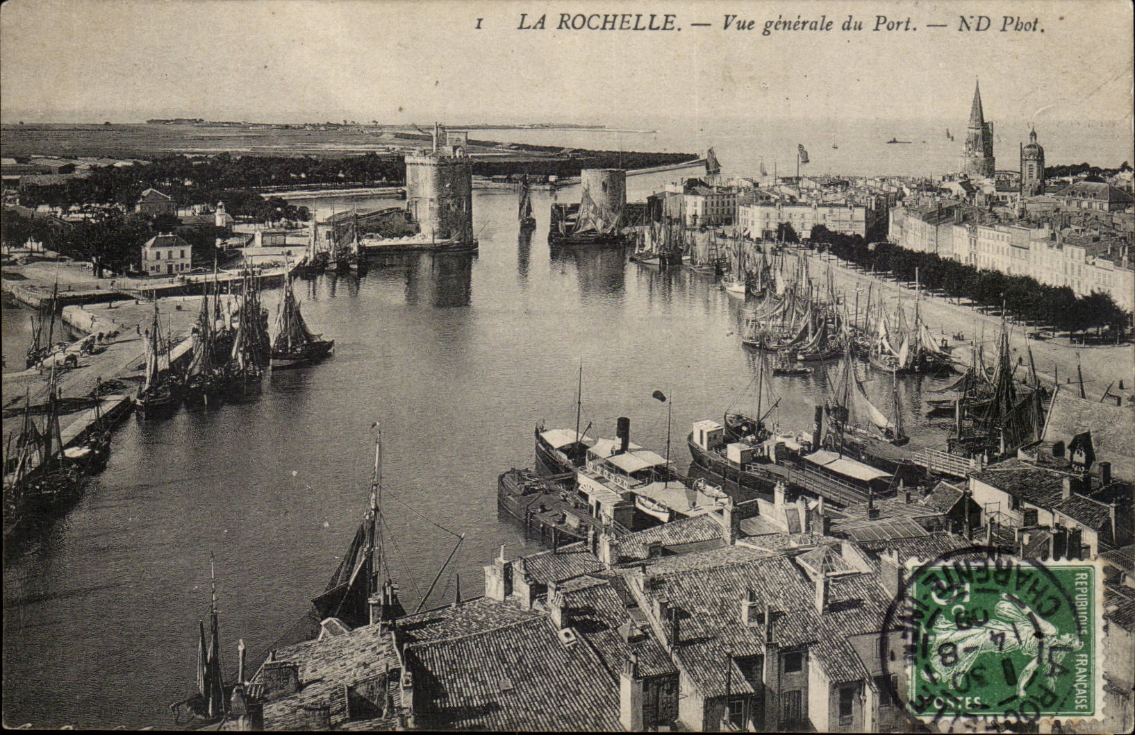 Ansicht Rochelle-CPA des Hafens