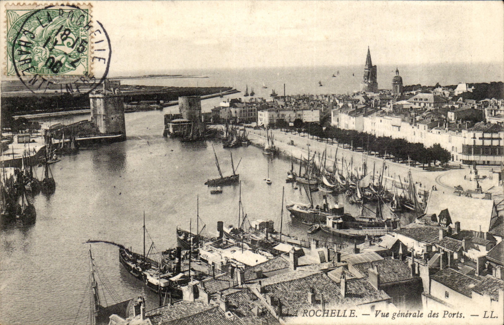 Ansicht Rochelle-CPA der Hafen