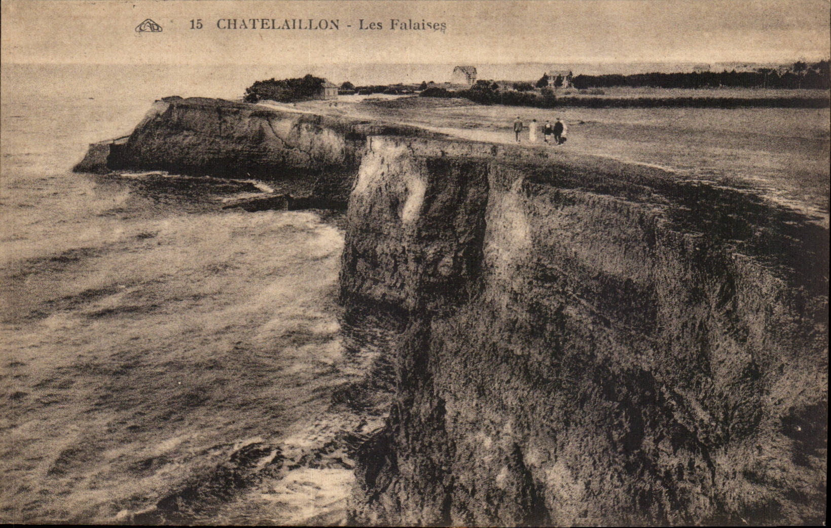CPA Chatelaillon cliffs