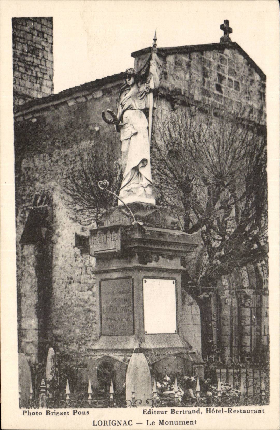 Lorignac CPA the monument