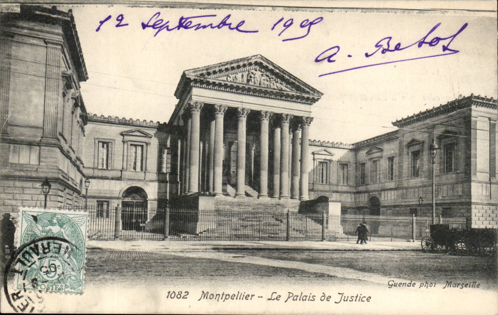 Montpellier - Le Palais du Justice - CPA 