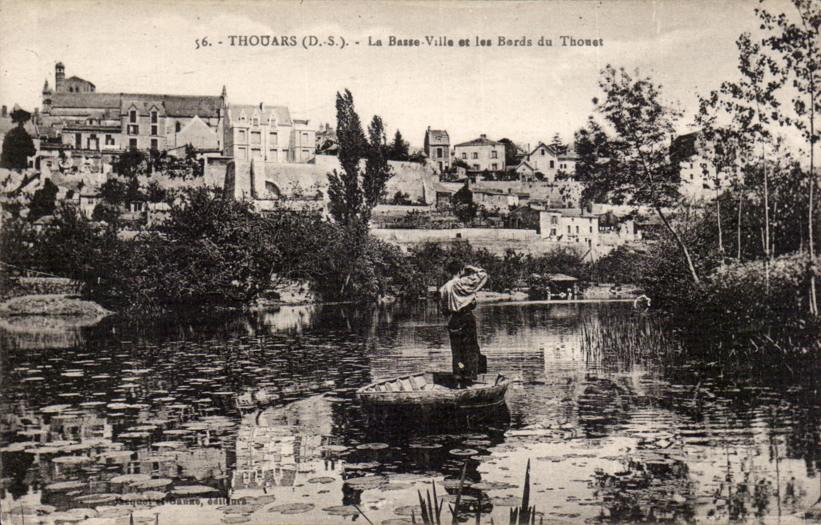 Thouars CPA the low city and edges of Thouet