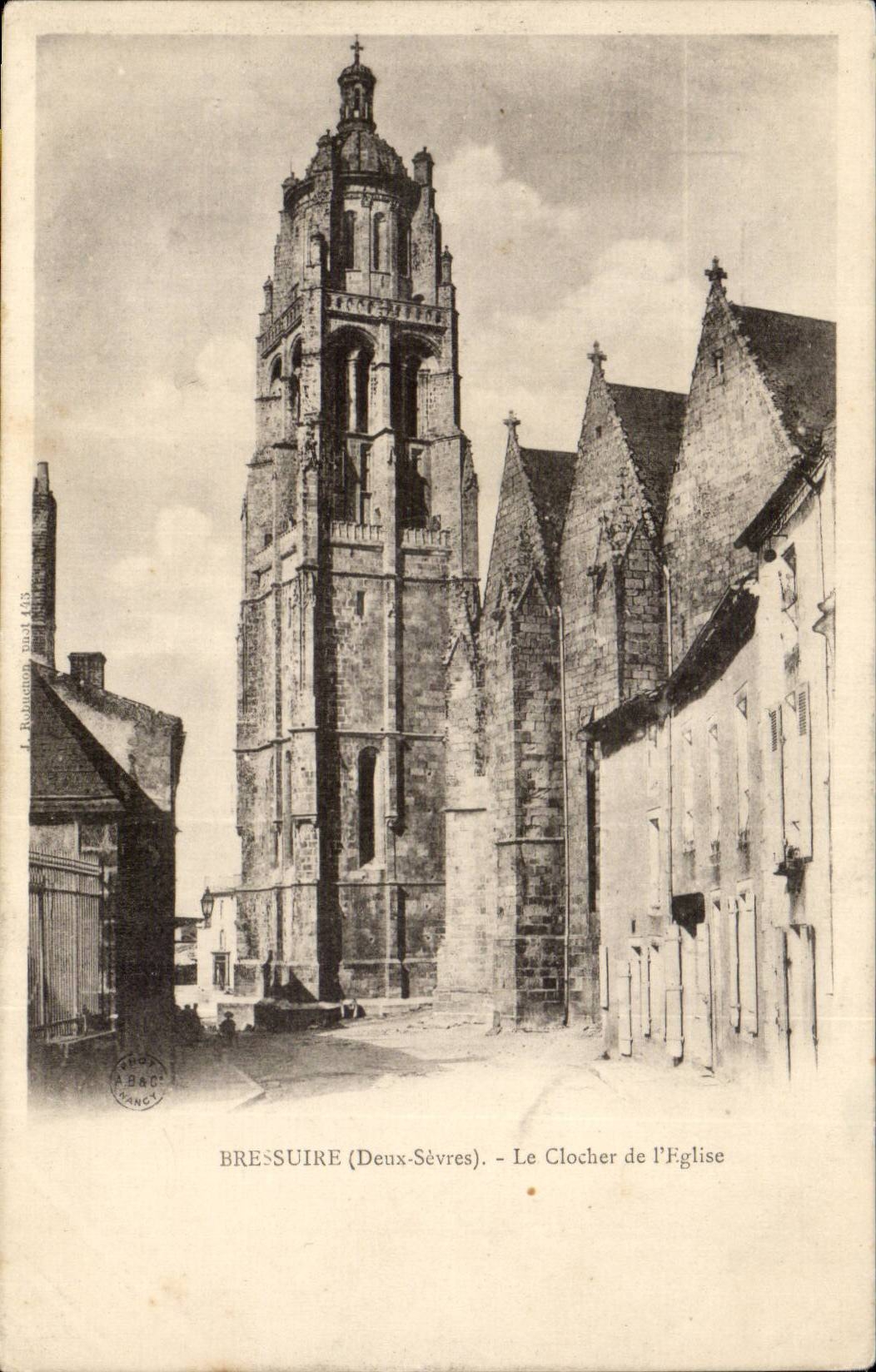 Bressuire CPA Bell-tower of the church