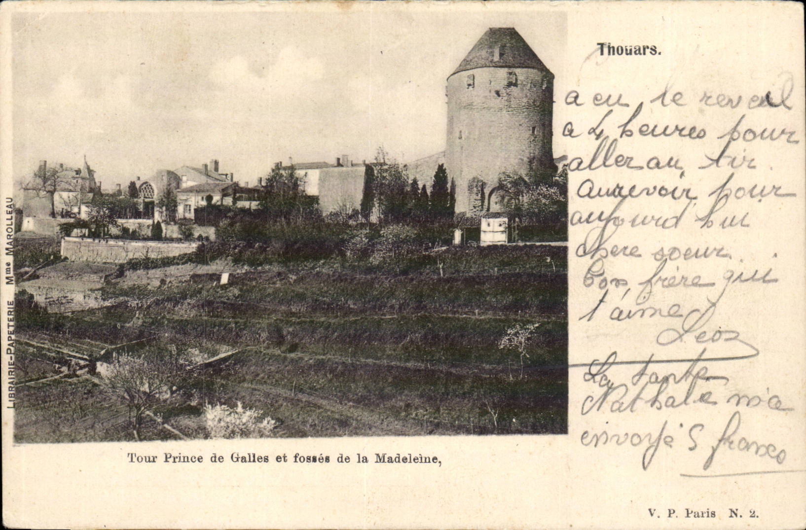 Thouars CPA Turn Prince de Galles and pits of the Madeleine