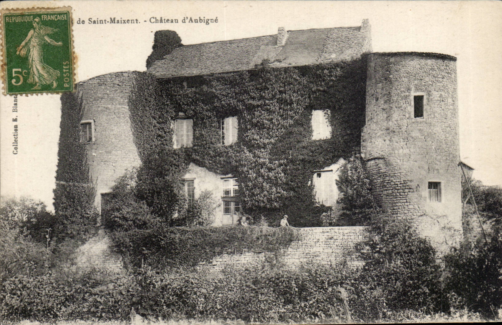 Saint Maixent CPA Schloss von aubigne