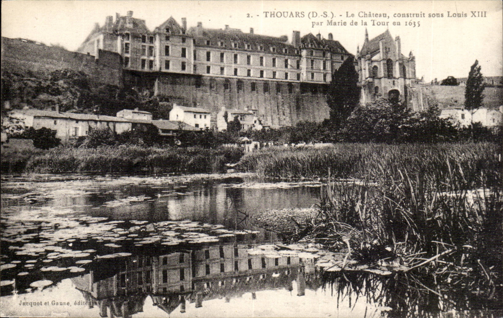 Thouars - das Schloss errichtet unter Louis XIII pro Marie des Aufsatzes 1635 - CPA