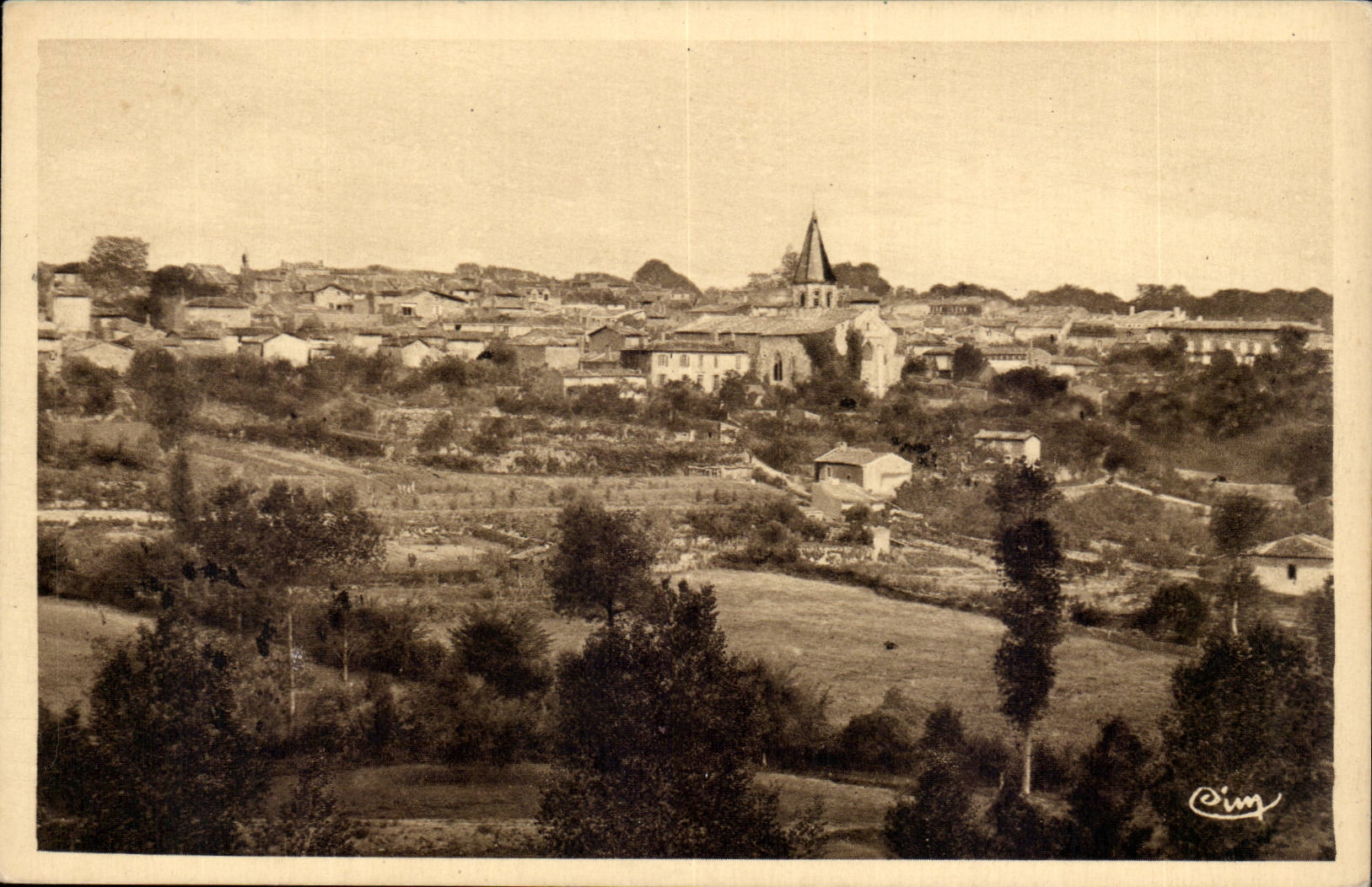 Champdeniers - View - CPA