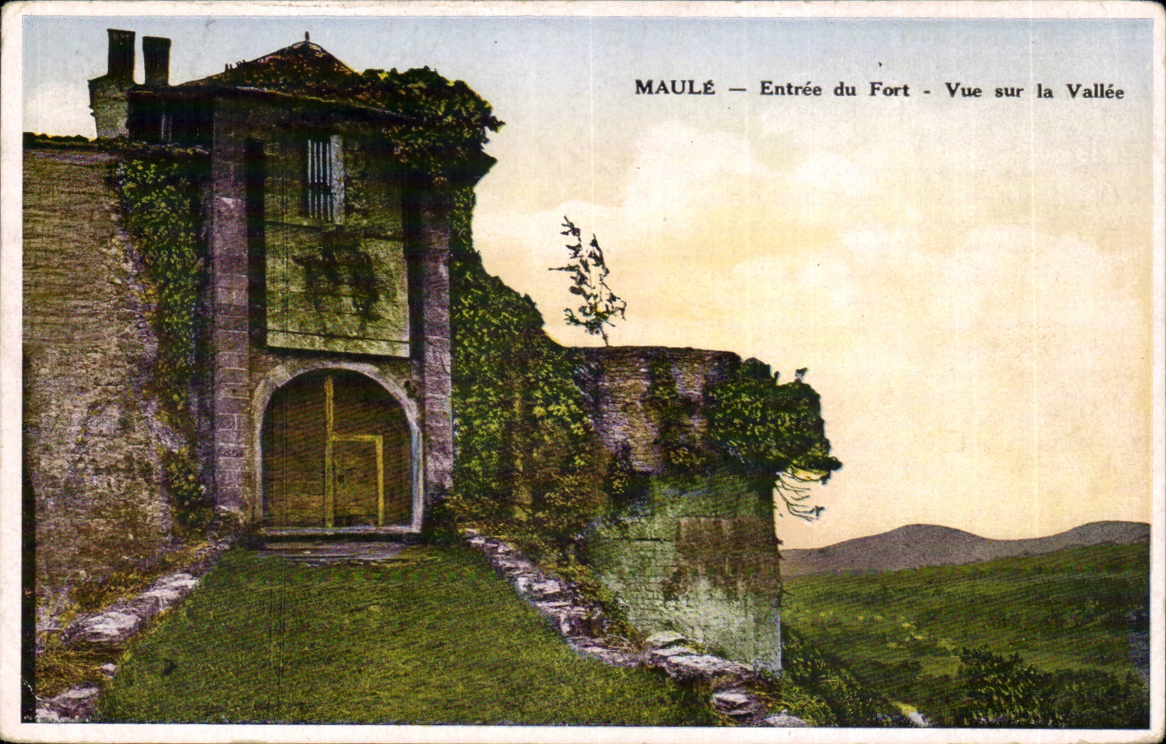 Maule CPA Eingang von starkem der Anblick auf dem Tal