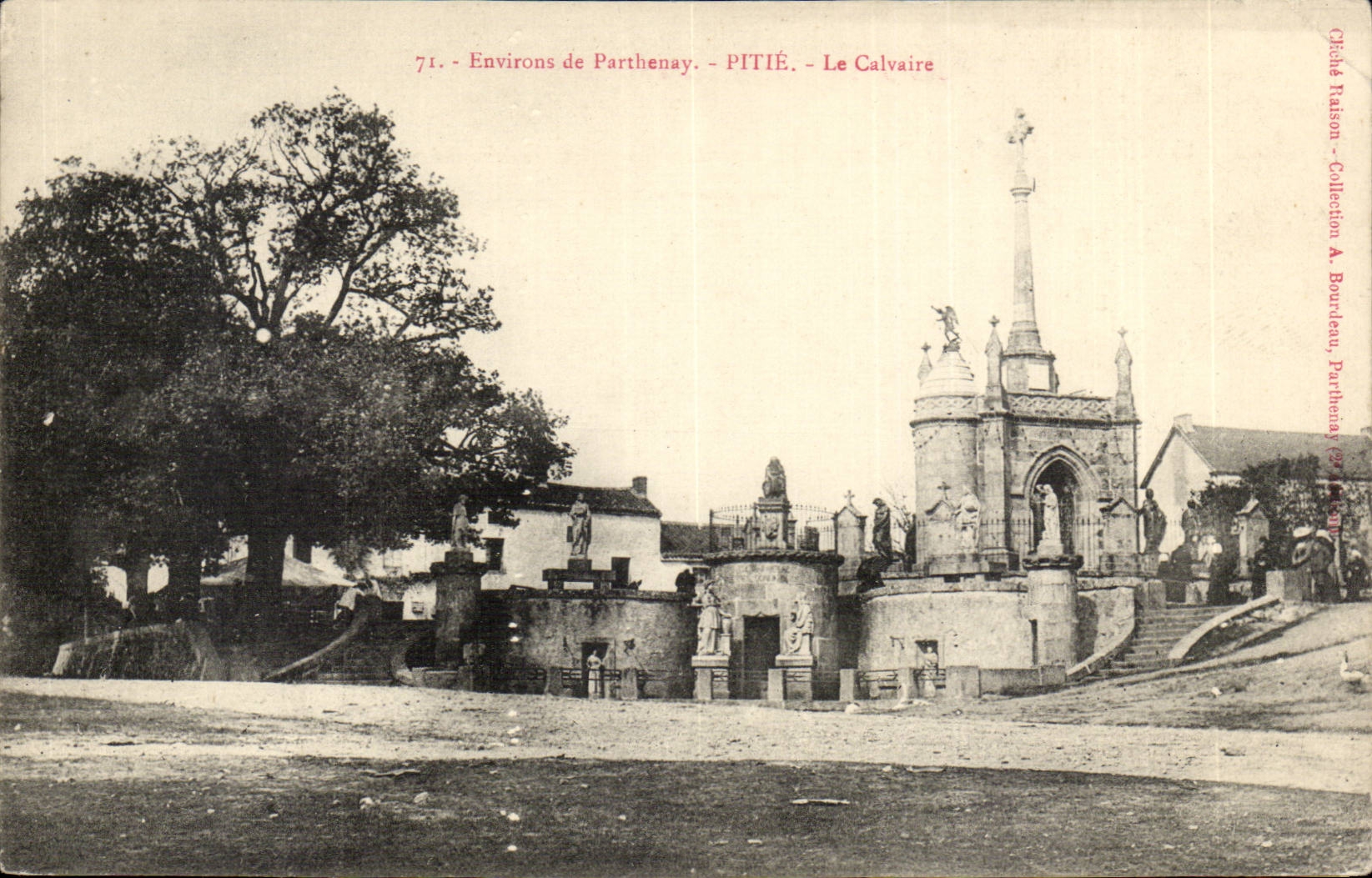 Umlagerungen von Parthenay CPA bedauern das Martyrium