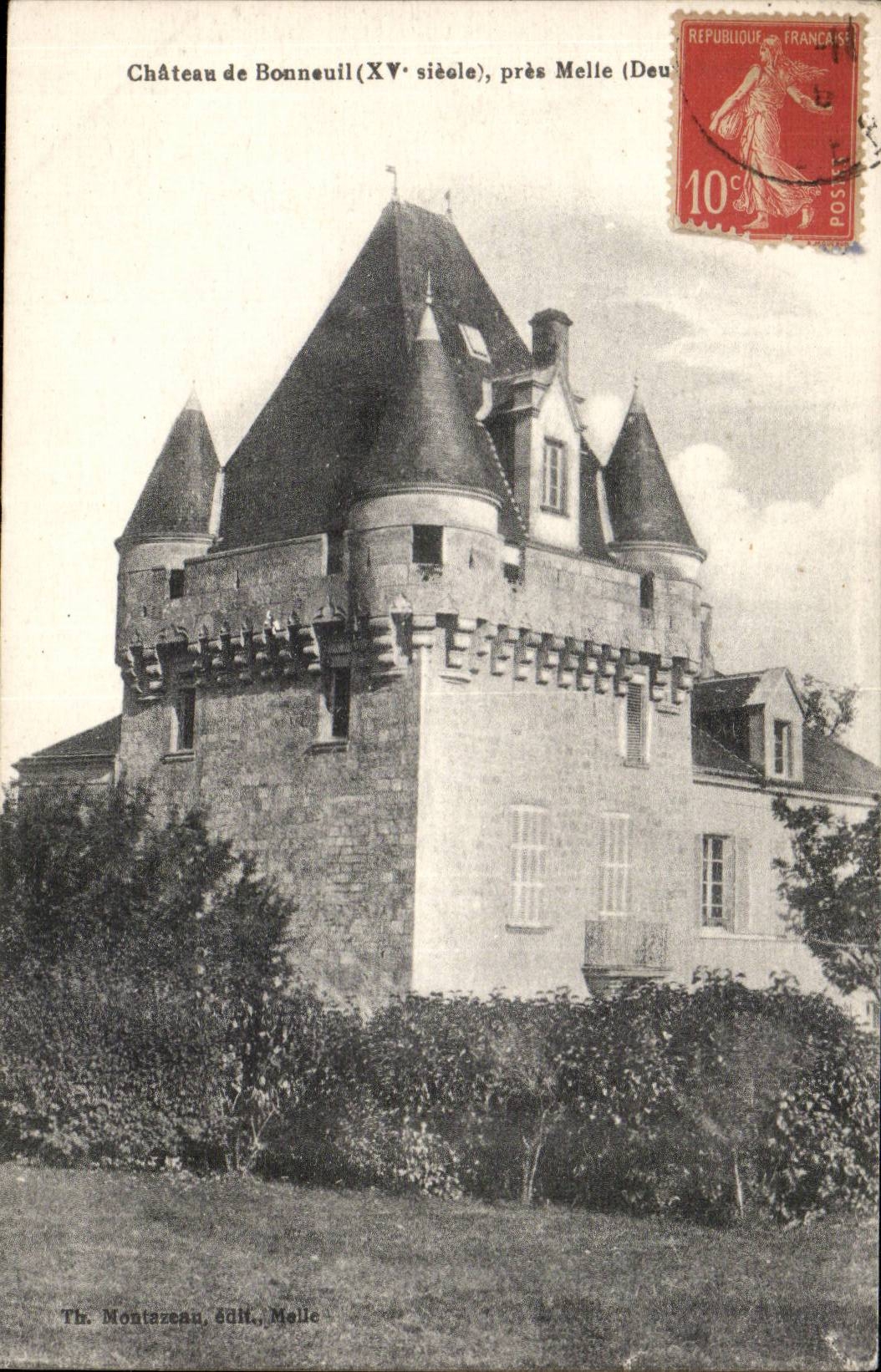 CPA Schloss Bonneuil des nahen Frauleins