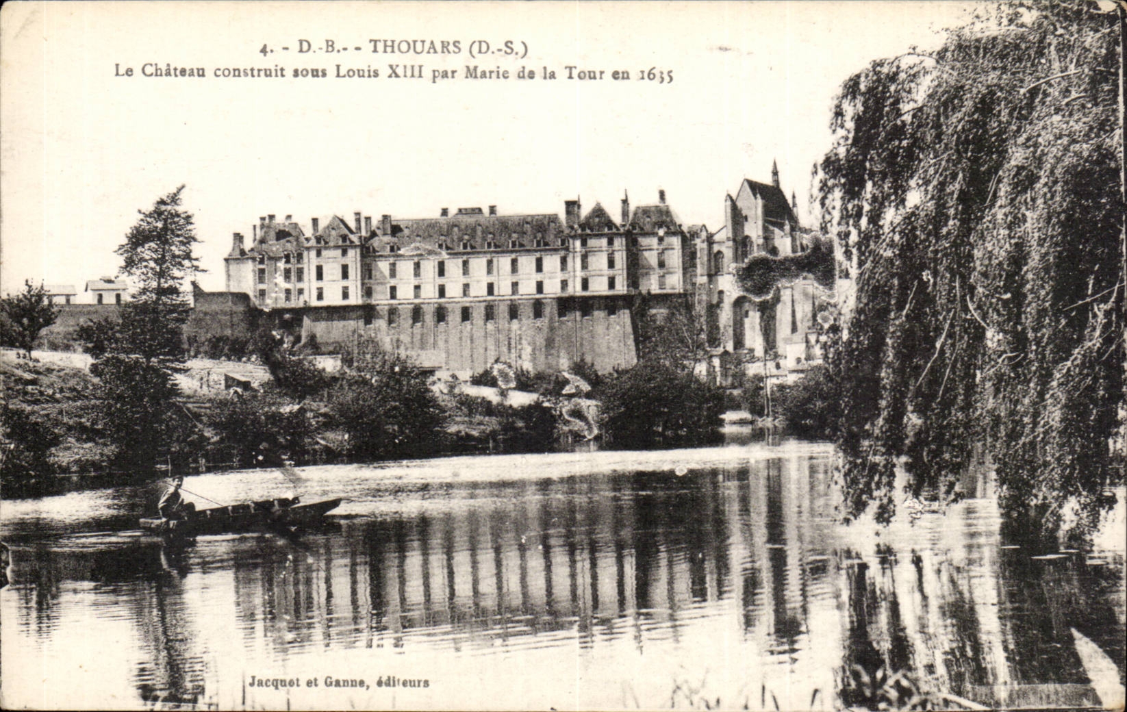 Thouars CPA welches das Schloss unter Luis XII pro Marie des Aufsatzes 1635 errichtet