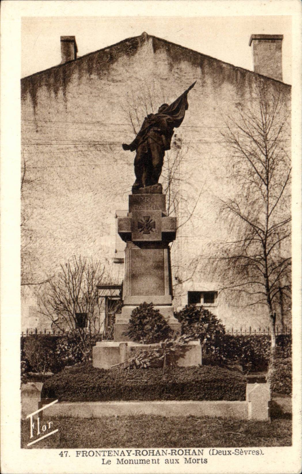Frontenay Rohan Rohan CPa das Kriegdenkmal