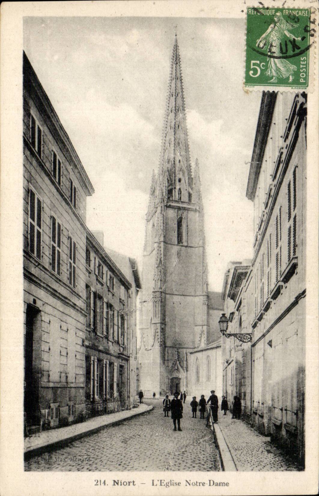 Niort CPA the Notre Dame church