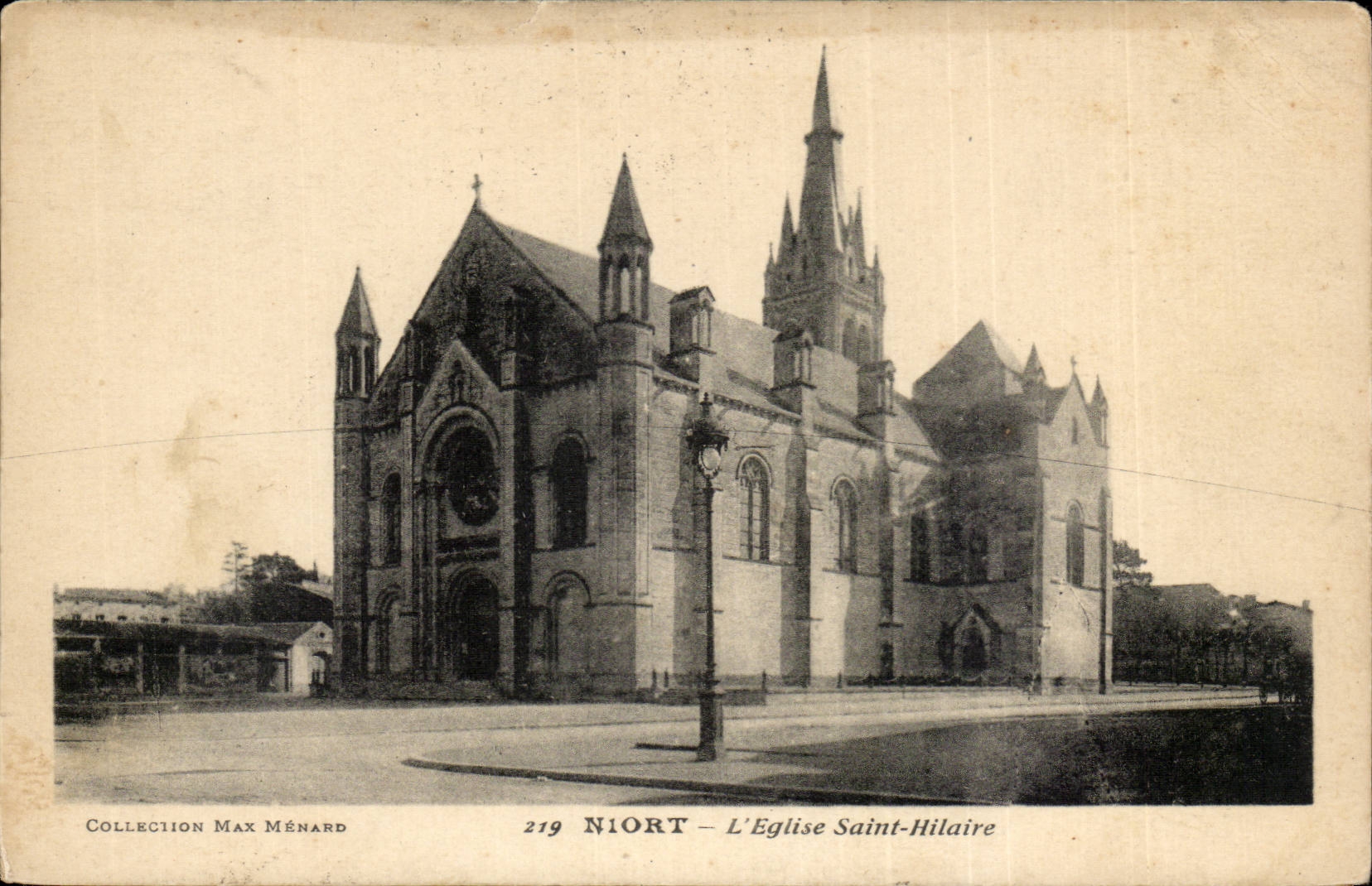 Niort CPA the church Saint Hilaire