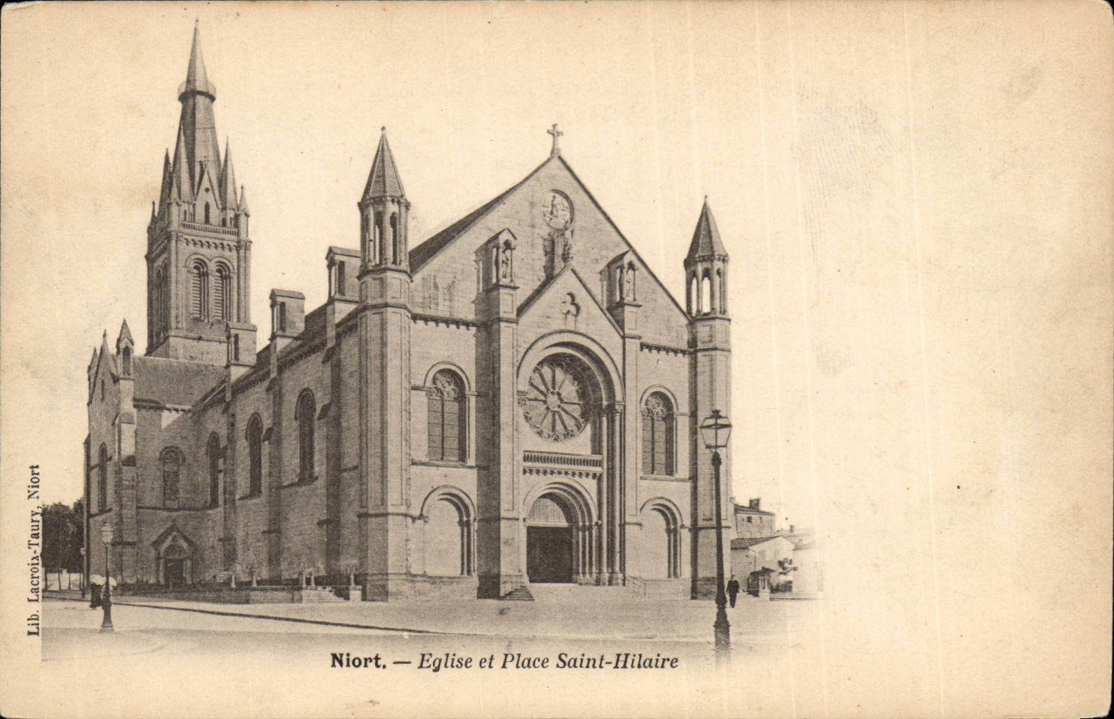 Niort CPA Church and place Saint Hilaire