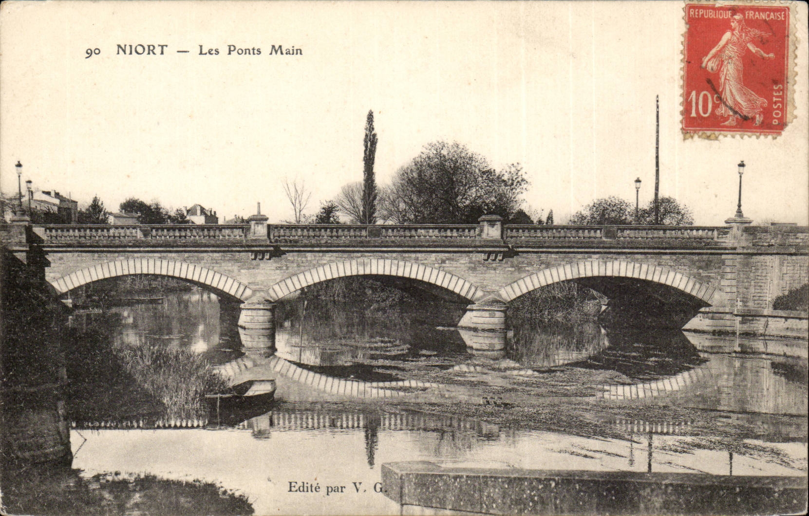 Niort CPA the bridges Hand